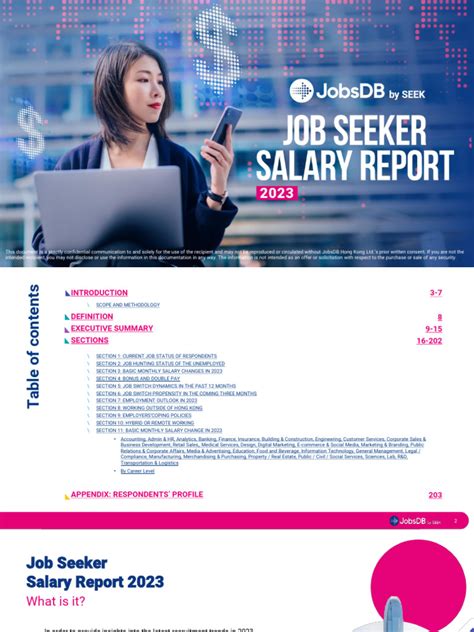 香港職業收入排名2023|Job Seeker Salary Report 2023 